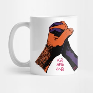 We Are One (Hands Clasped) Mug